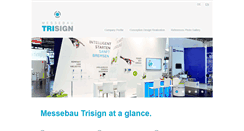Desktop Screenshot of messebau-trisign.de
