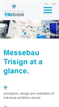 Mobile Screenshot of messebau-trisign.de